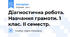 Діагностична робота. Навчання грамоти. 1 клас. ІІ семестр.