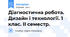 Діагностична робота. Дизайн і технології. 1 клас. ІІ семестр.