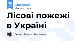 Лісові пожежі в Україні
