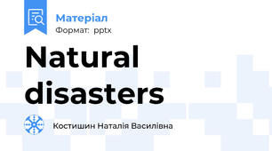 Natural disasters