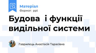 Будова  і функції видільної системи