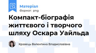 Компакт-біографія життєвого і творчого шляху Оскара Уайльда