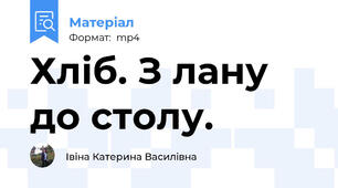 Хліб. З лану до столу.