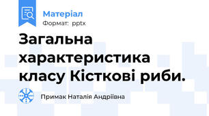 Загальна характеристика класу Кісткові риби.