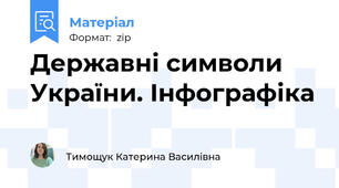 Державні символи України. Інфографіка