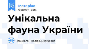 Унікальна фауна України
