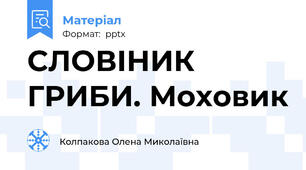 СЛОВІНИК ГРИБИ. Моховик