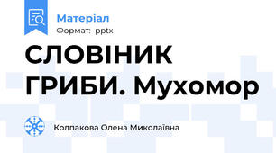 СЛОВІНИК ГРИБИ. Мухомор
