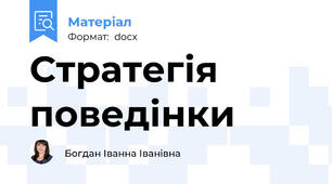 Стратегія поведінки