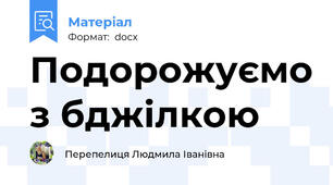 Подорожуємо з бджілкою