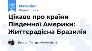 Цікаво про країни Південної Америки: Життєрадісна Бразилія