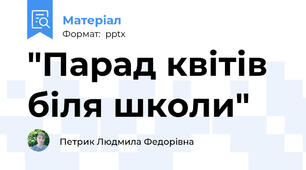 "Парад квітів біля школи"