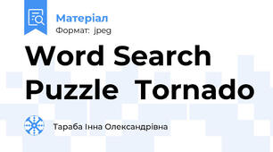 Word Search Puzzle  Tornado