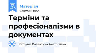 Терміни та професіоналізми в документах
