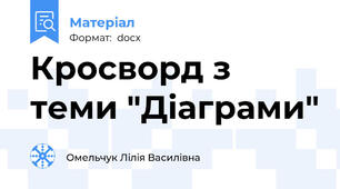 Кросворд з теми "Діаграми"