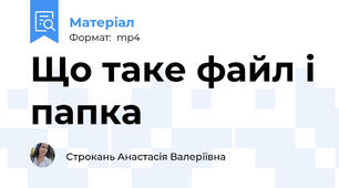 Що таке файл і папка