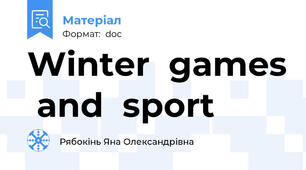 Winter  games  and  sport