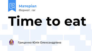 Time to eat