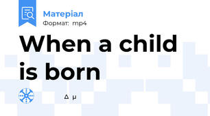 When a child is born