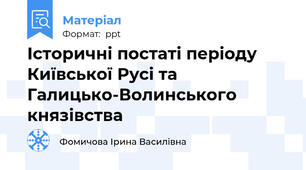 Історичні постаті періоду Київської Русі та Галицько-Волинського князівства