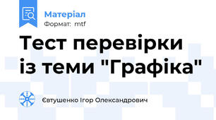 Тест перевірки із теми "Графіка"