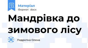 Мандрівка до зимового лісу