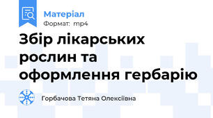 Збір лікарських рослин та оформлення гербарію