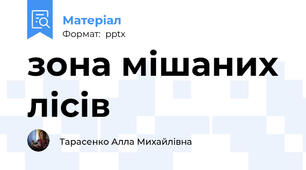 зона мішаних лісів