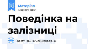 Поведінка на залізниці