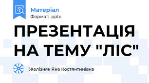 ПРЕЗЕНТАЦІЯ НА ТЕМУ "ЛІС"