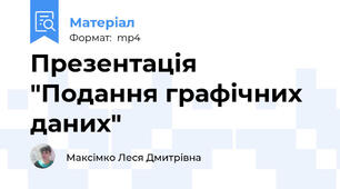 Презентація "Подання графічних даних"