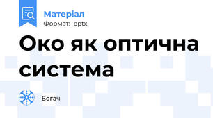 Око як оптична система
