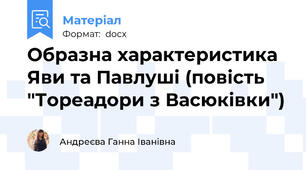Образна характеристика Яви та Павлуші (повість "Тореадори з Васюківки")