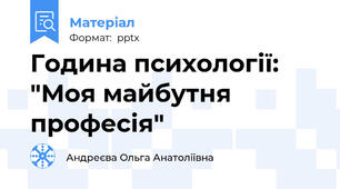Година психології: "Моя майбутня професія"