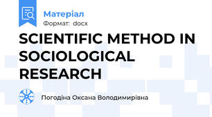 SCIENTIFIC METHOD IN SOCIOLOGICAL RESEARCH