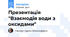 Презентація "Взаємодія води з оксидами"