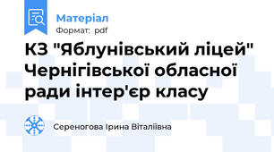 КЗ "Яблунівський ліцей" Чернігівської обласної ради інтер'єр класу