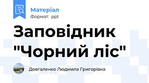Заповідник "Чорний ліс"