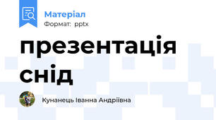 презентація  снід