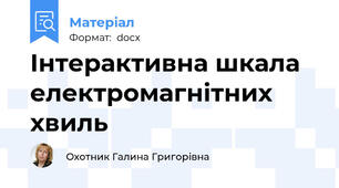 Інтерактивна шкала електромагнітних хвиль