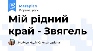 Мій рідний край - Звягель