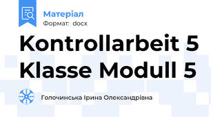 Kontrollarbeit 5 Klasse Modull 5