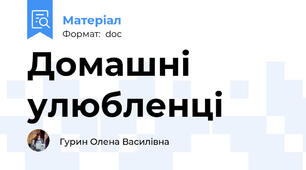 Домашні улюбленці