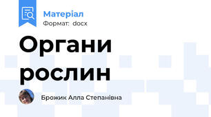Органи рослин