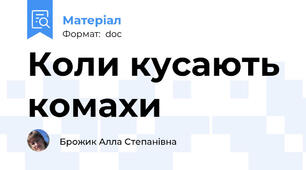 Коли кусають комахи