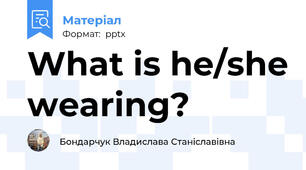 What is he/she wearing?