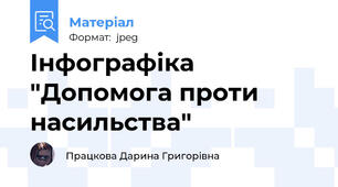 Інфографіка "Допомога проти насильства"