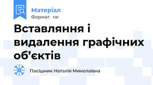 Вставляння і видалення графічних об’єктів