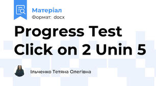 Progress Test Click on 2 Unin 5