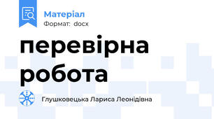 перевірна робота